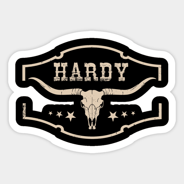 Hardy Vibes: Trendy Tee Featuring the Unique Style of Hardy Sticker by GinkgoForestSpirit